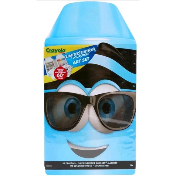 Crayola Other - Crayola Coloring Set with Limited Edition Blue Art Case, Limited Edition...